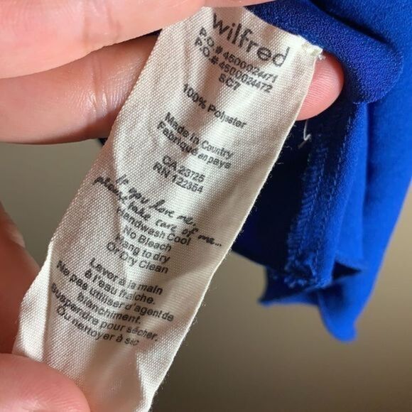 Wilfred Aritzia Blue T-Shirt/Blouse/Top - Picture 3 of 4